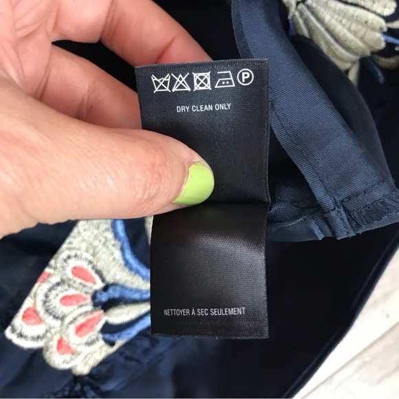 ASO As Seen On Gilmore Girls Lorelai Gilmore Floral Embroidered Dress Size 4 - Picture 11 of 12